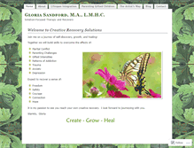 Tablet Screenshot of creativerecoverysolutions.com